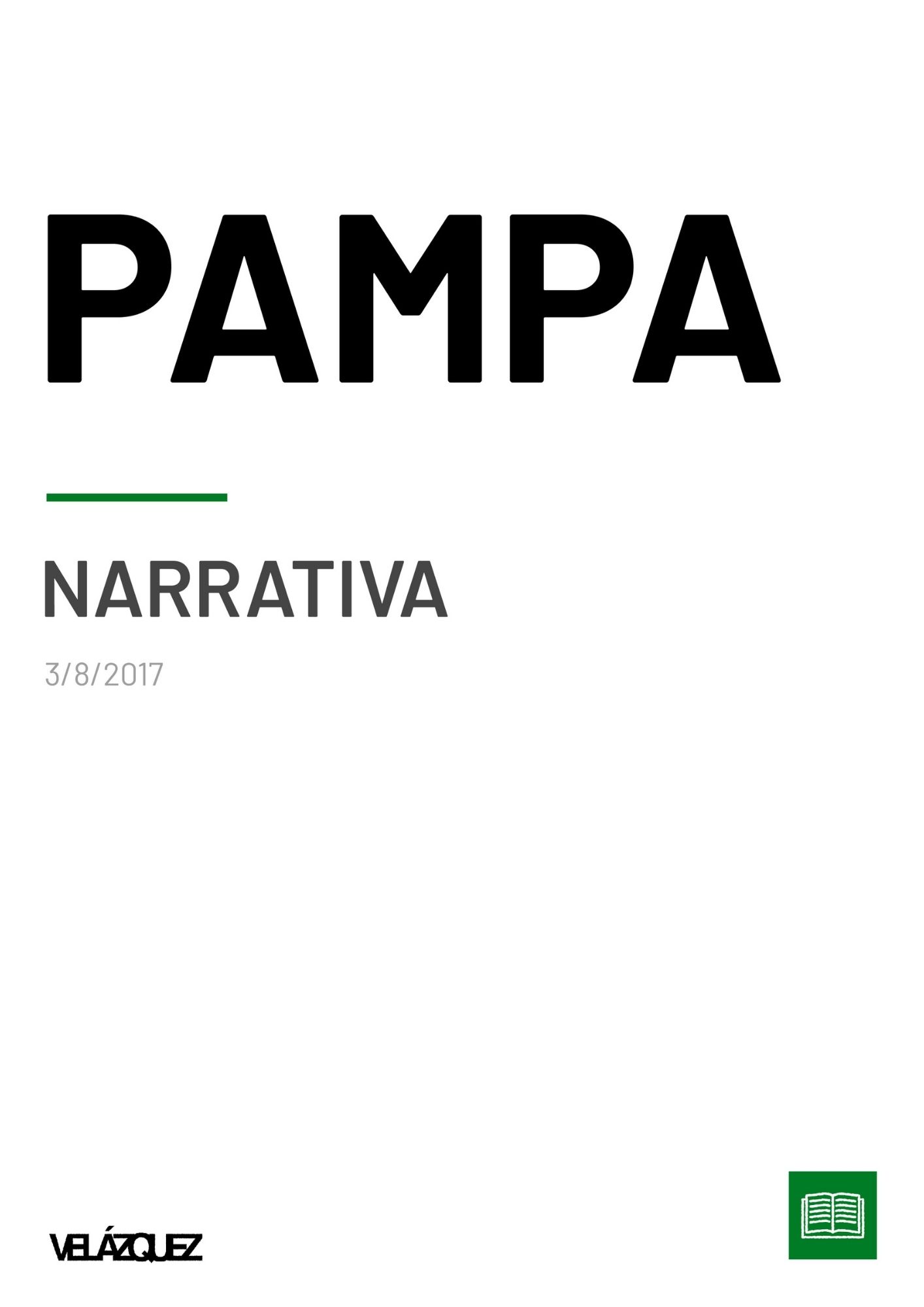 Pampa - Narrativa - Fabri Velázquez